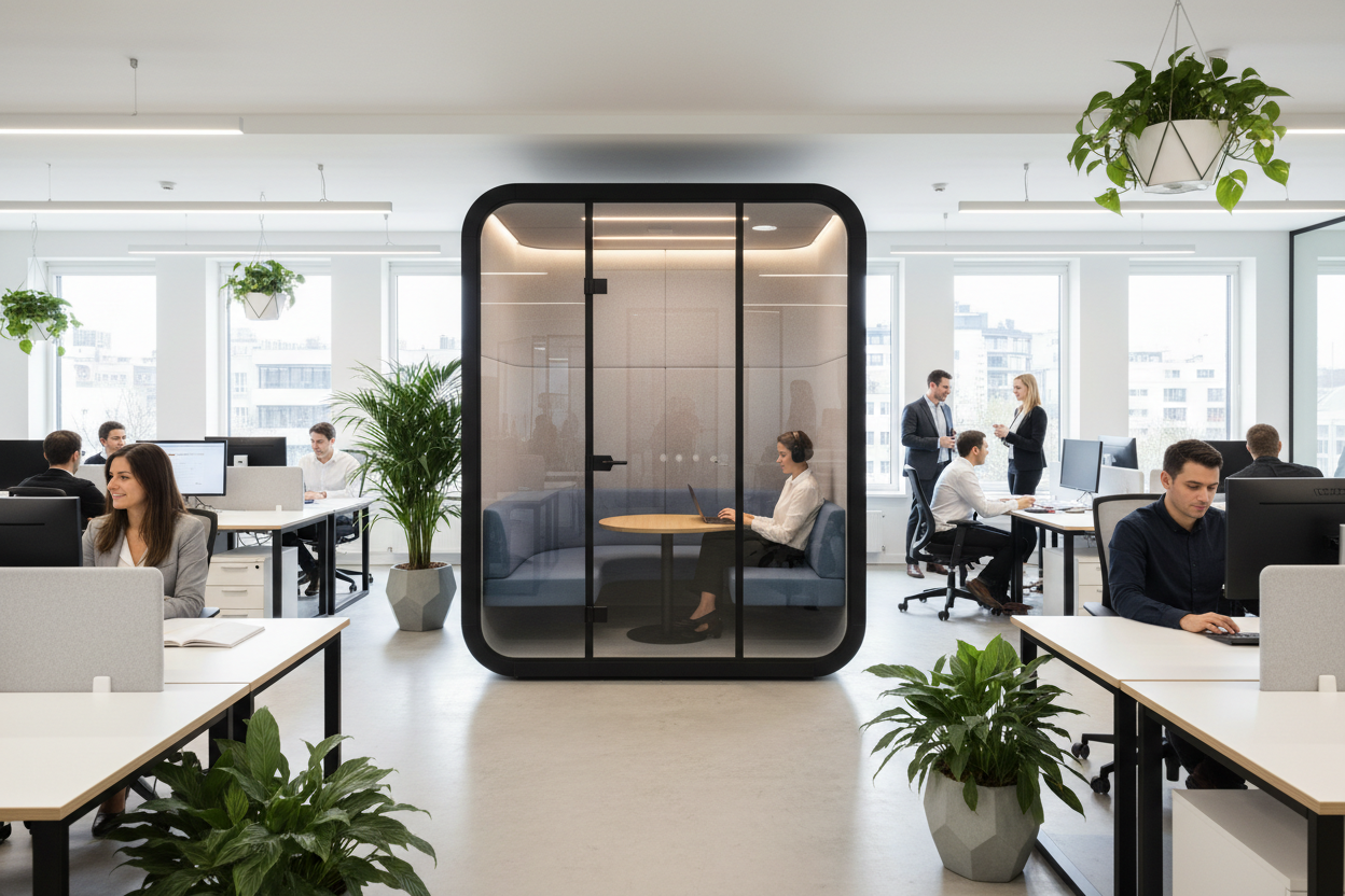 What Are the Benefits of Acoustic Office Pods in Open-Plan Layouts?