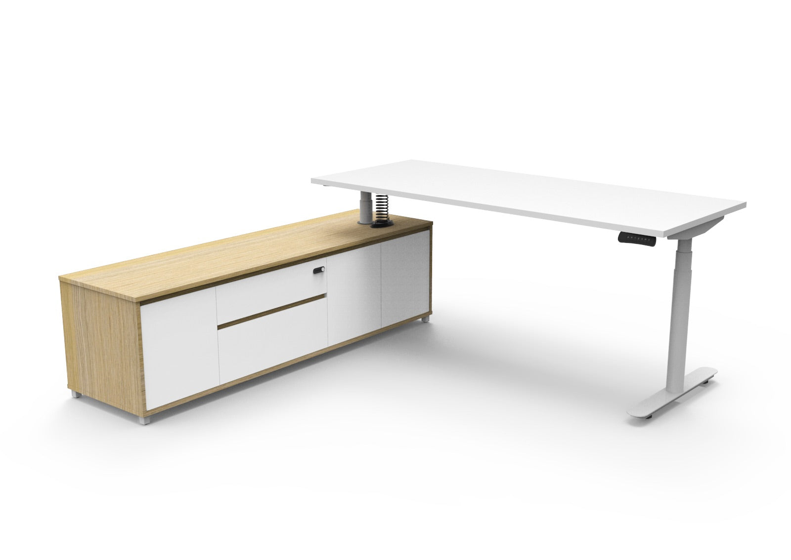 Helix+ Executive Desk & Cabinet