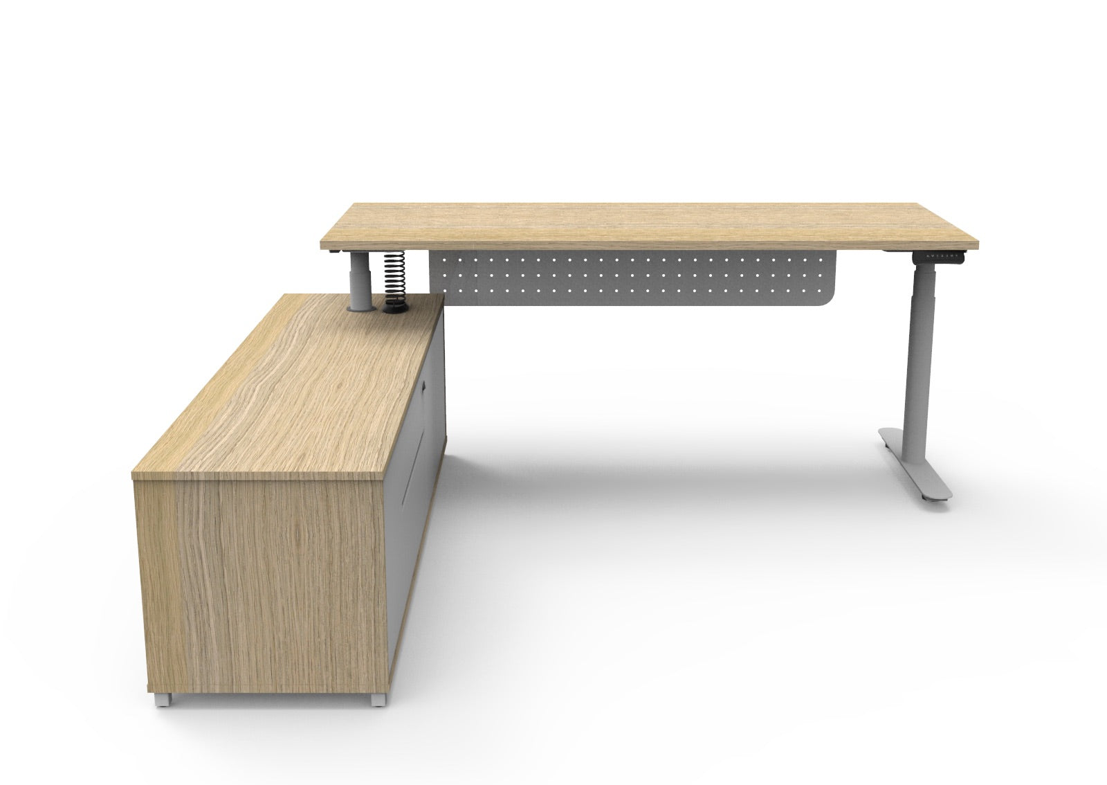 Helix+ Executive Desk & Cabinet