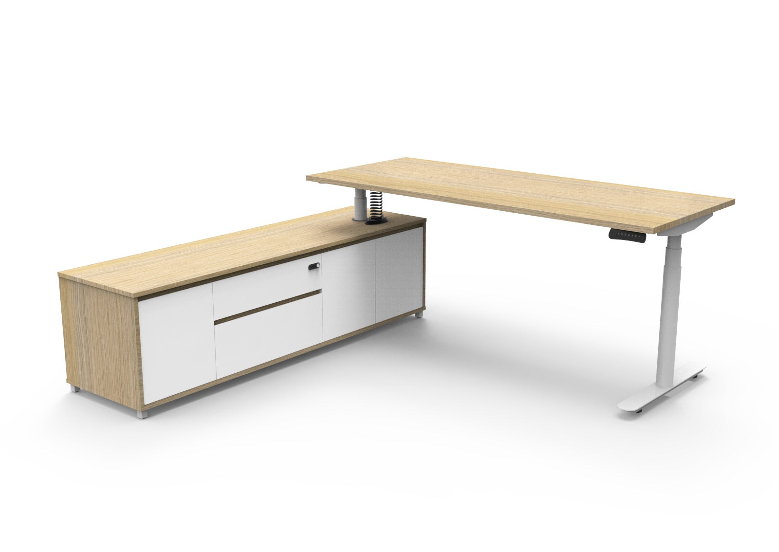 Helix+ Executive Desk & Cabinet