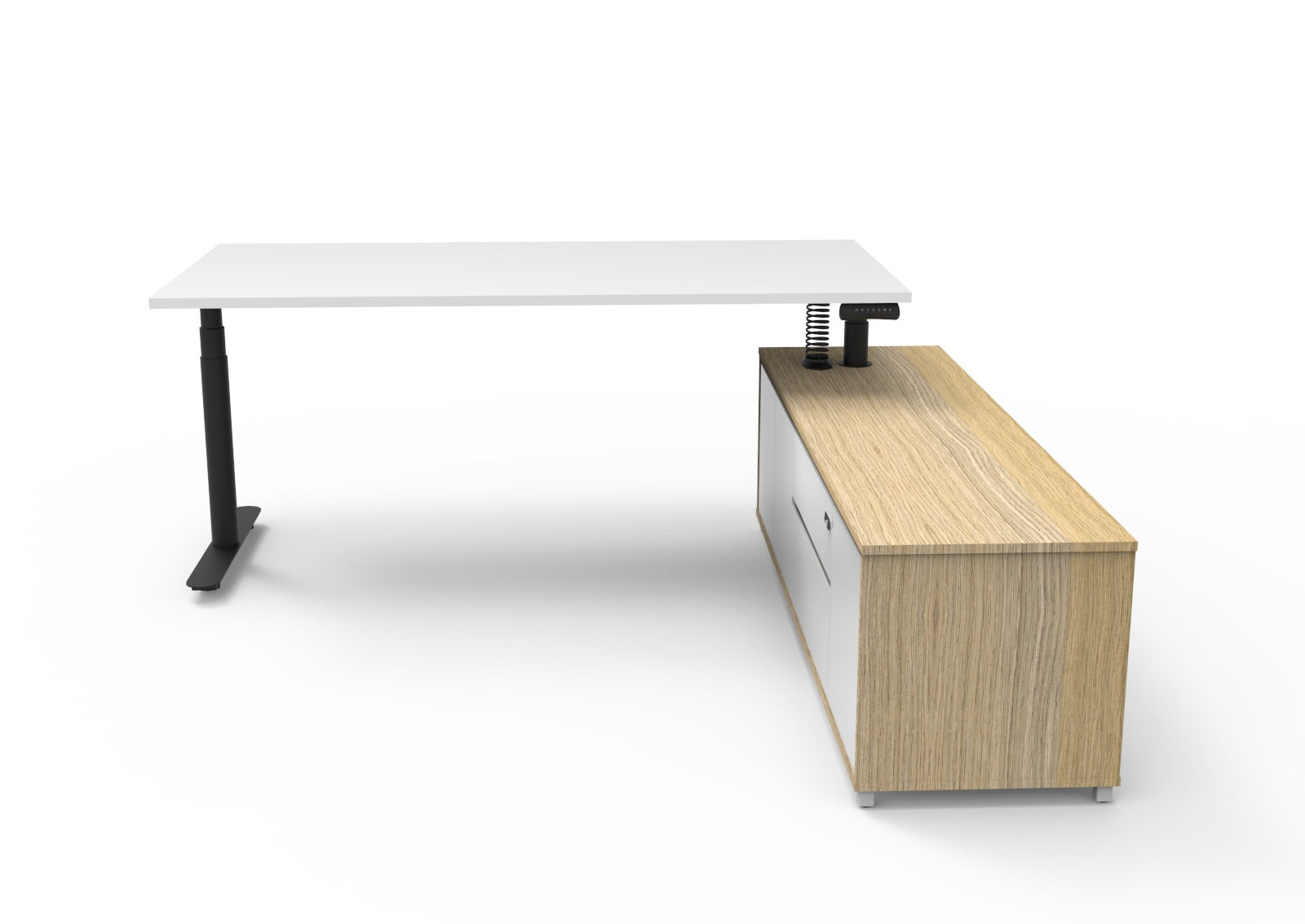 Helix+ Executive Desk & Cabinet