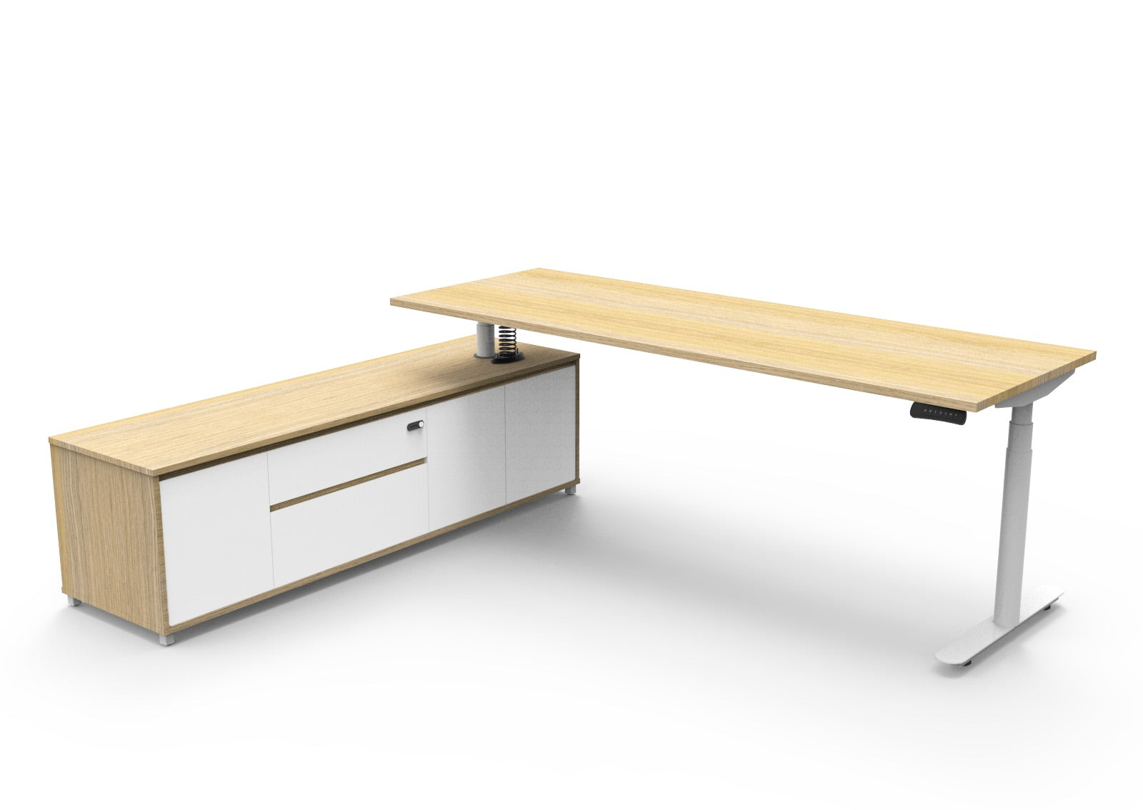 Helix+ Executive Desk & Cabinet