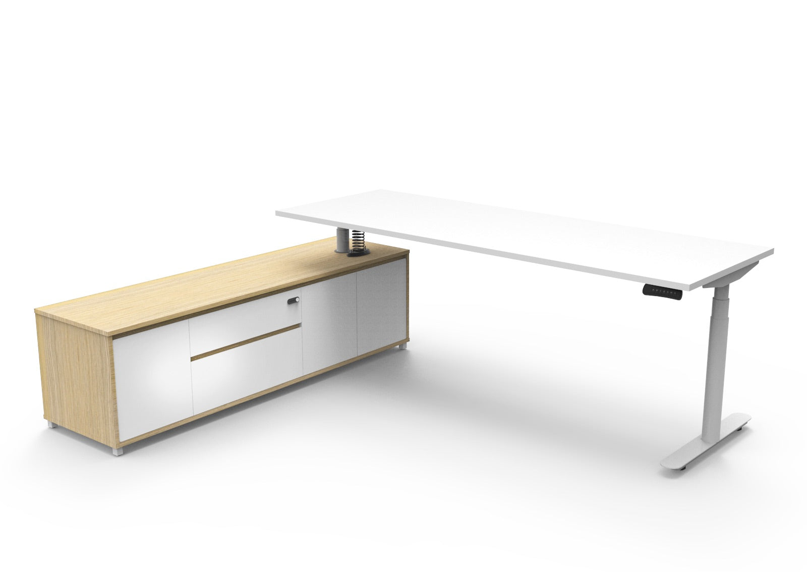 Helix+ Executive Desk & Cabinet