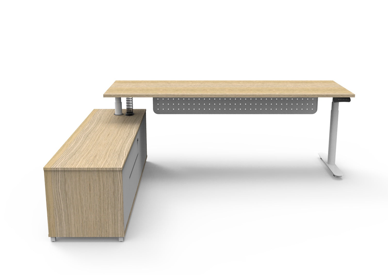 Helix+ Executive Desk & Cabinet