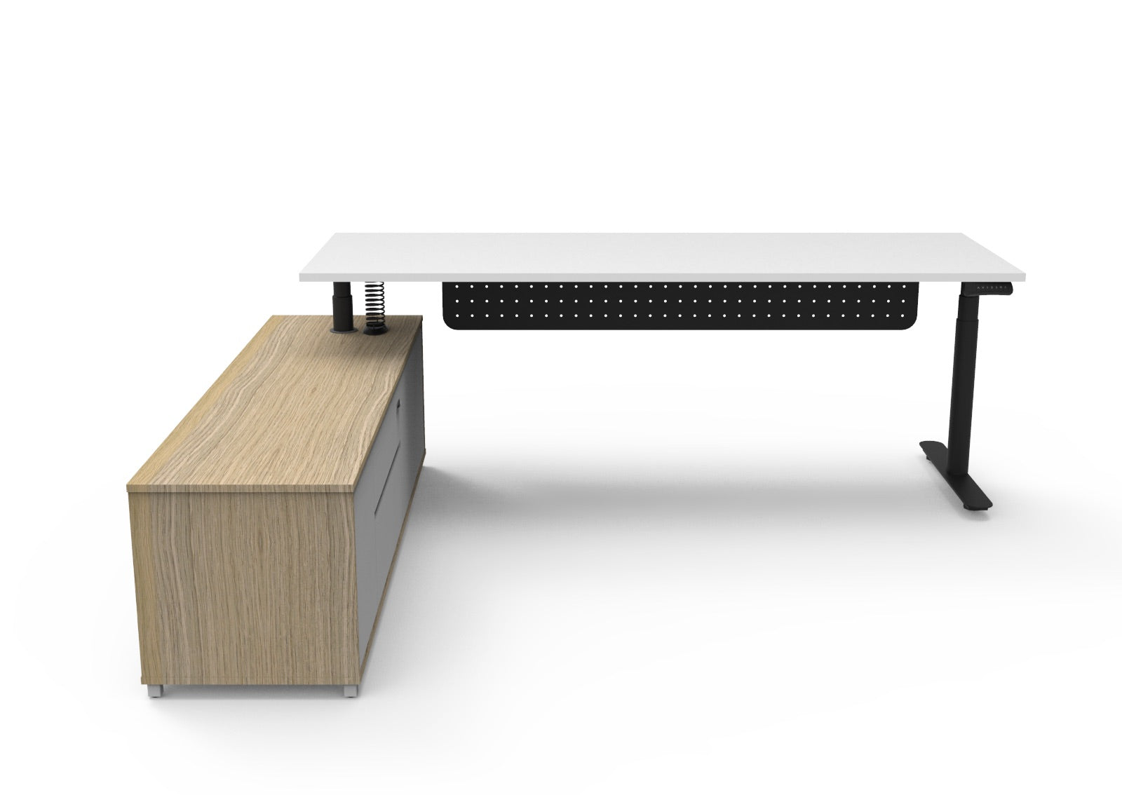 Helix+ Executive Desk & Cabinet