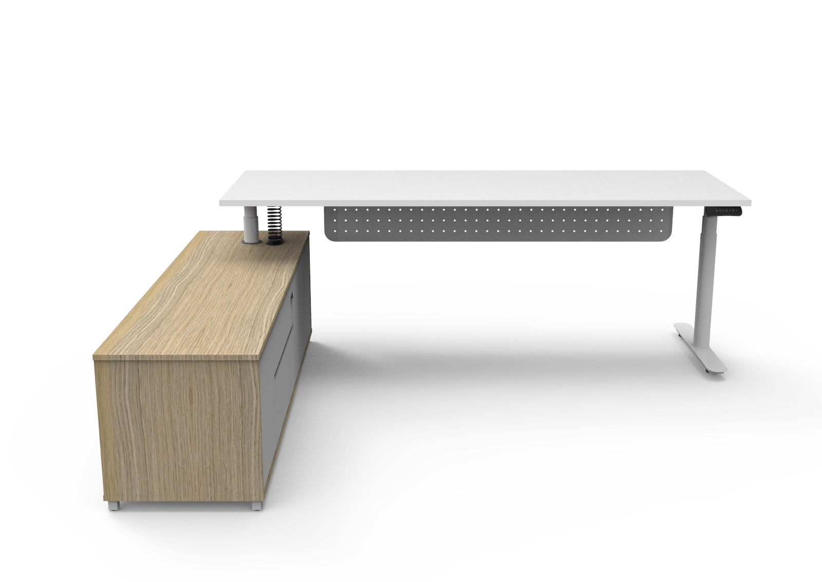 Helix+ Executive Desk & Cabinet