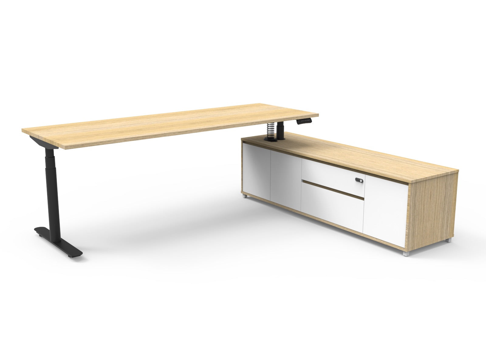 Helix+ Executive Desk & Cabinet