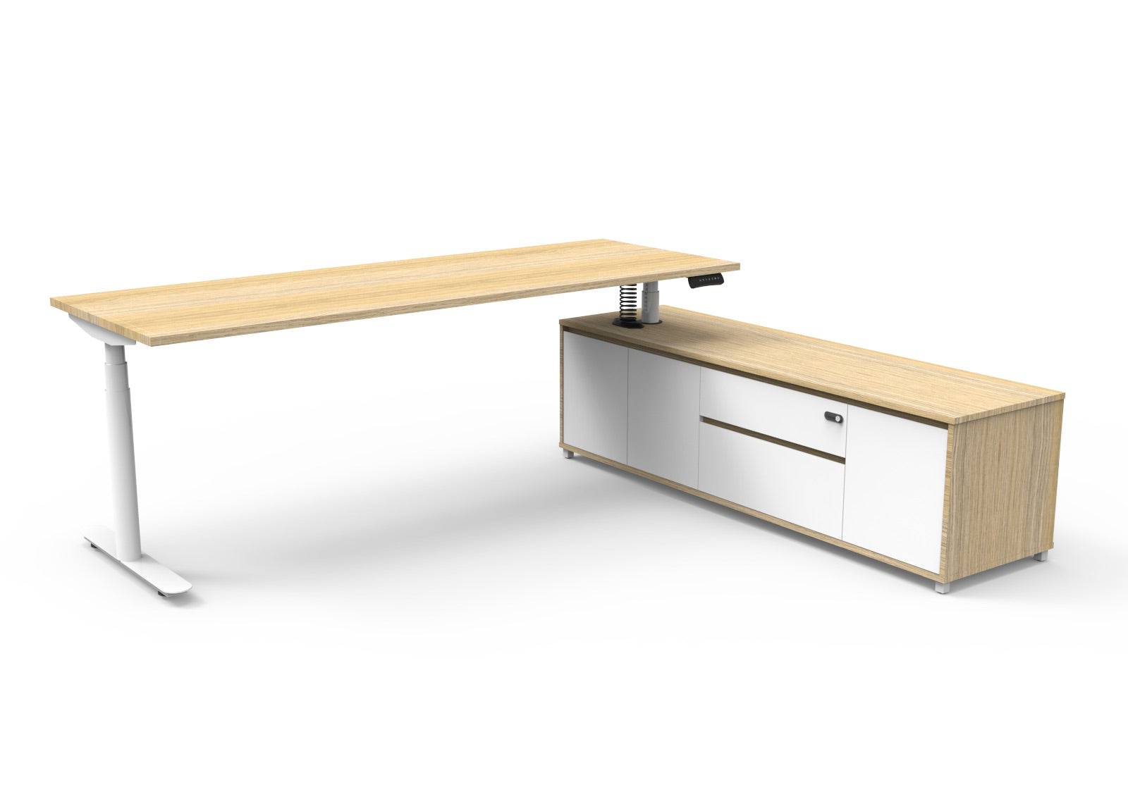 Helix+ Executive Desk & Cabinet