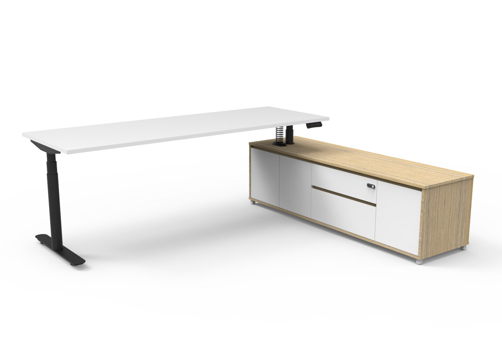 Helix+ Executive Desk & Cabinet