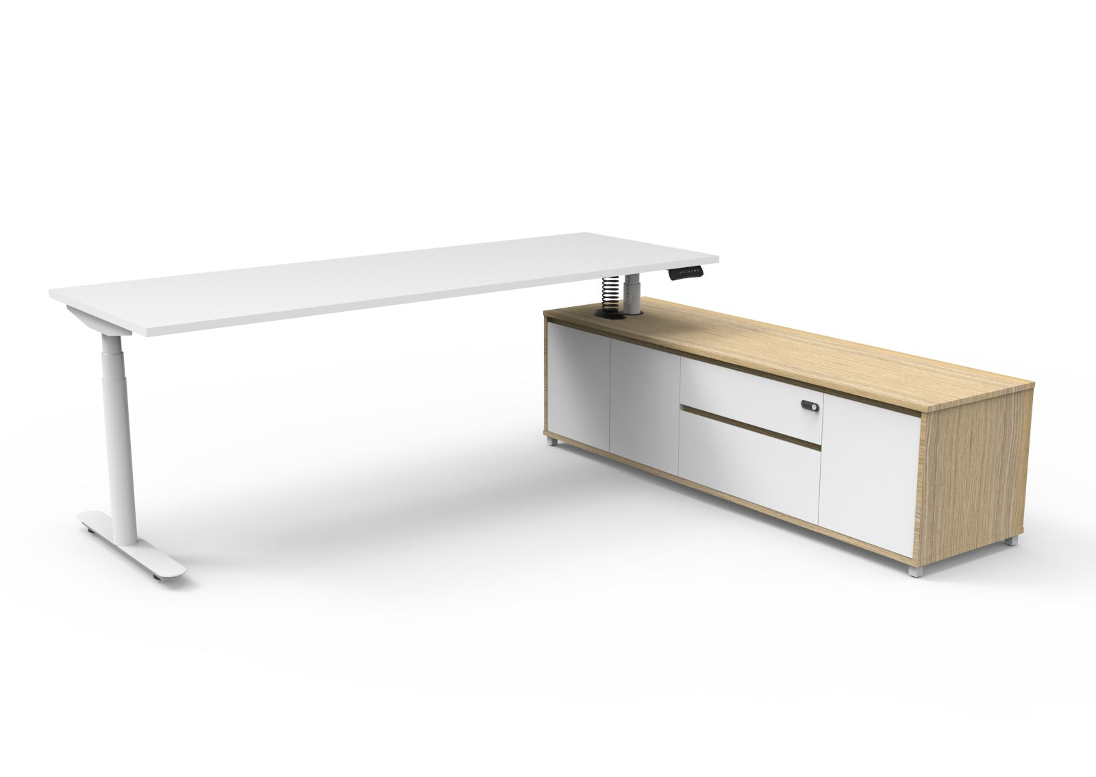 Helix+ Executive Desk & Cabinet