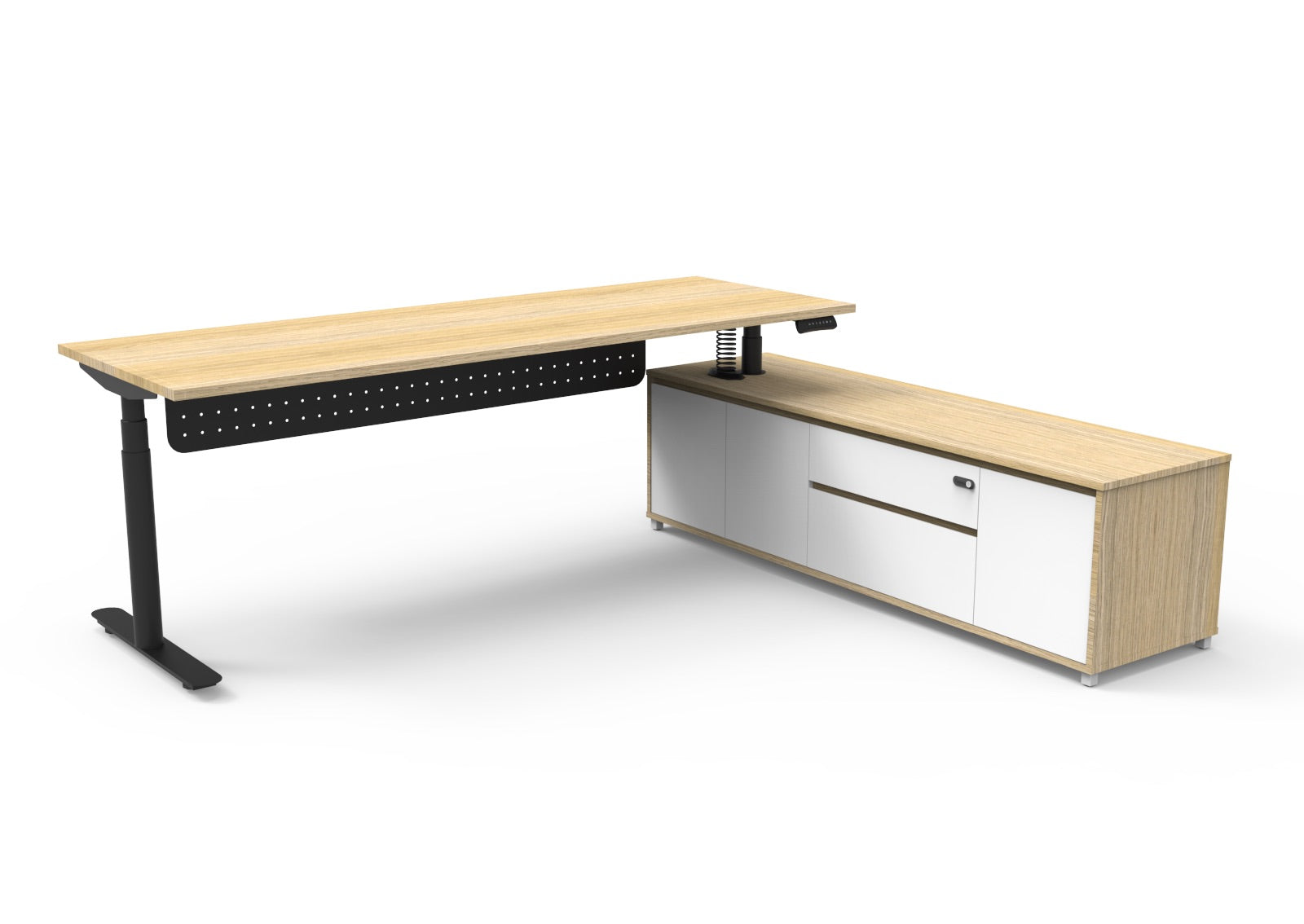 Helix+ Executive Desk & Cabinet