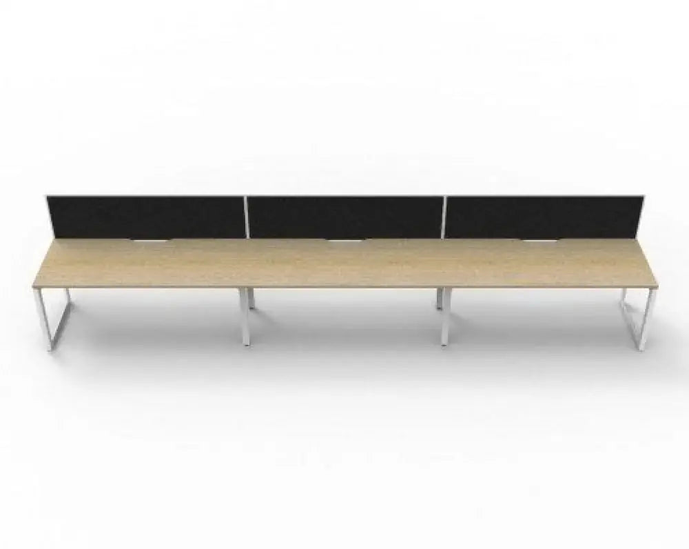 Helix Loop Side by Side 3 Person Workstation