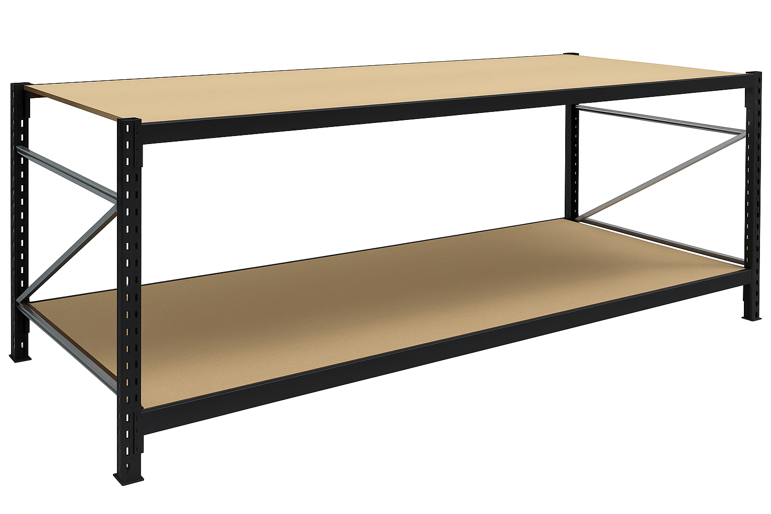 Longspan Shelving & Work Bench 2400L x 1000H Joiner Bay