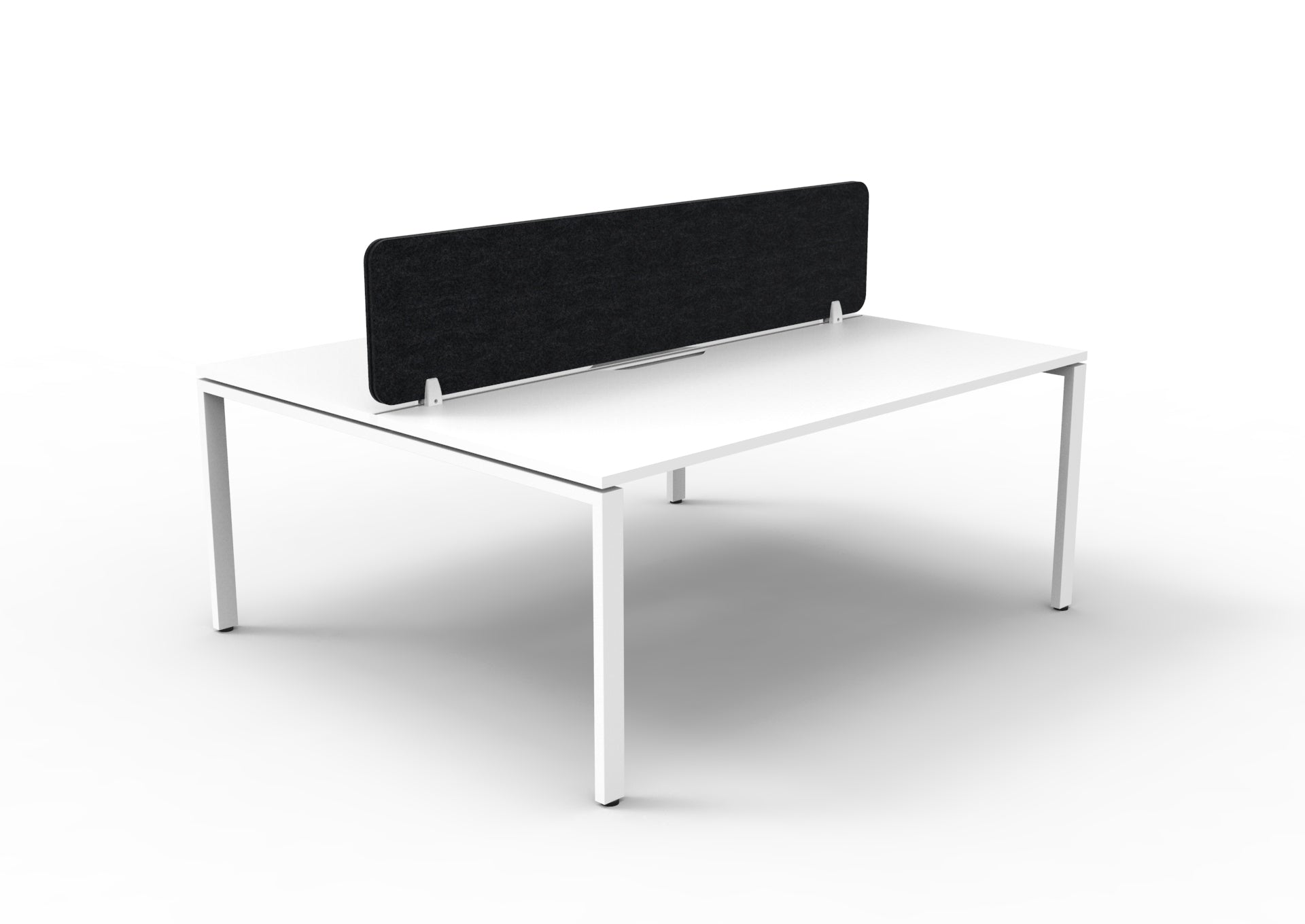 Helix Profile Back to Back 2 Person Workstation With Eco Screen