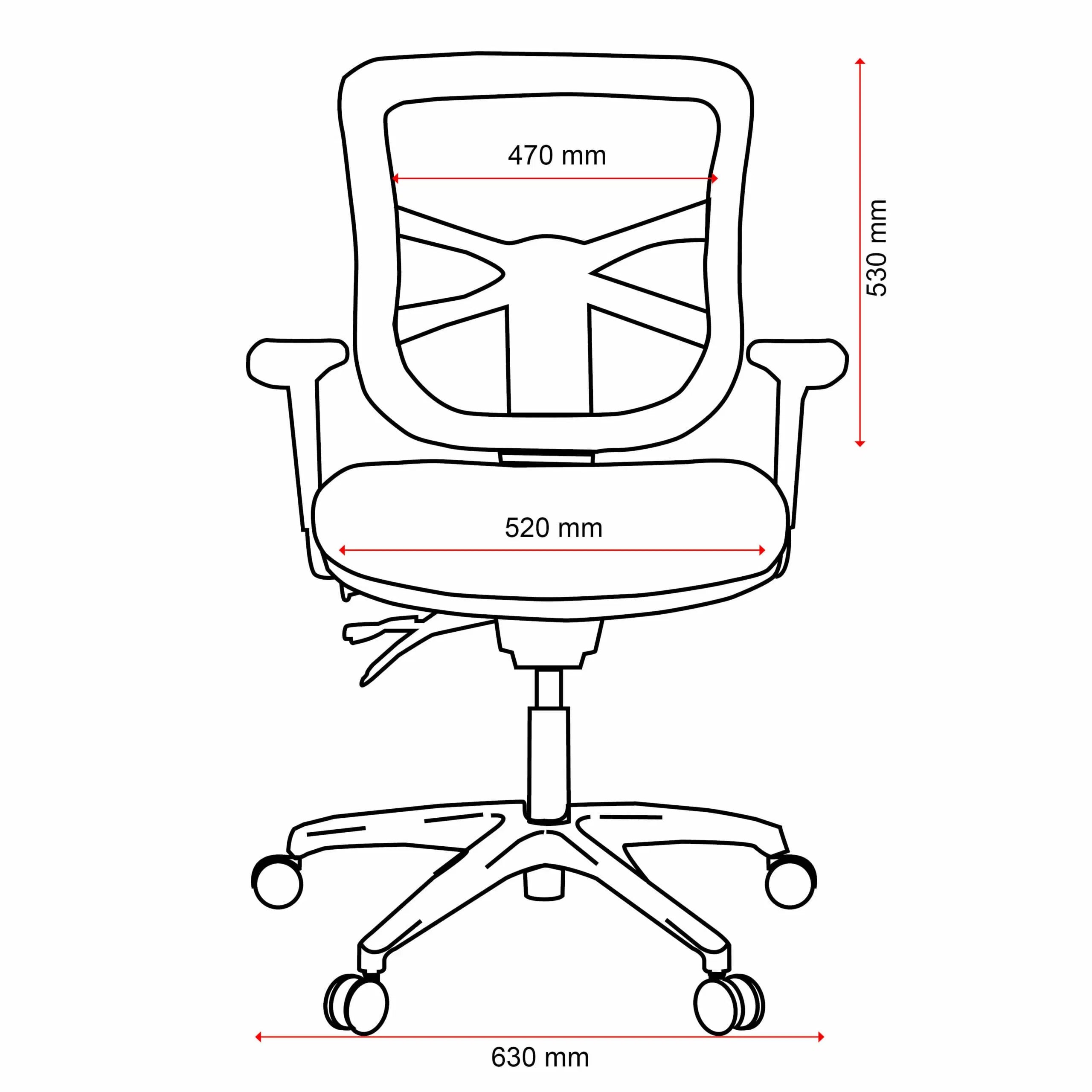 Buro Metro Heavy Duty Office Chair - Chairs - Mclernons Business Base