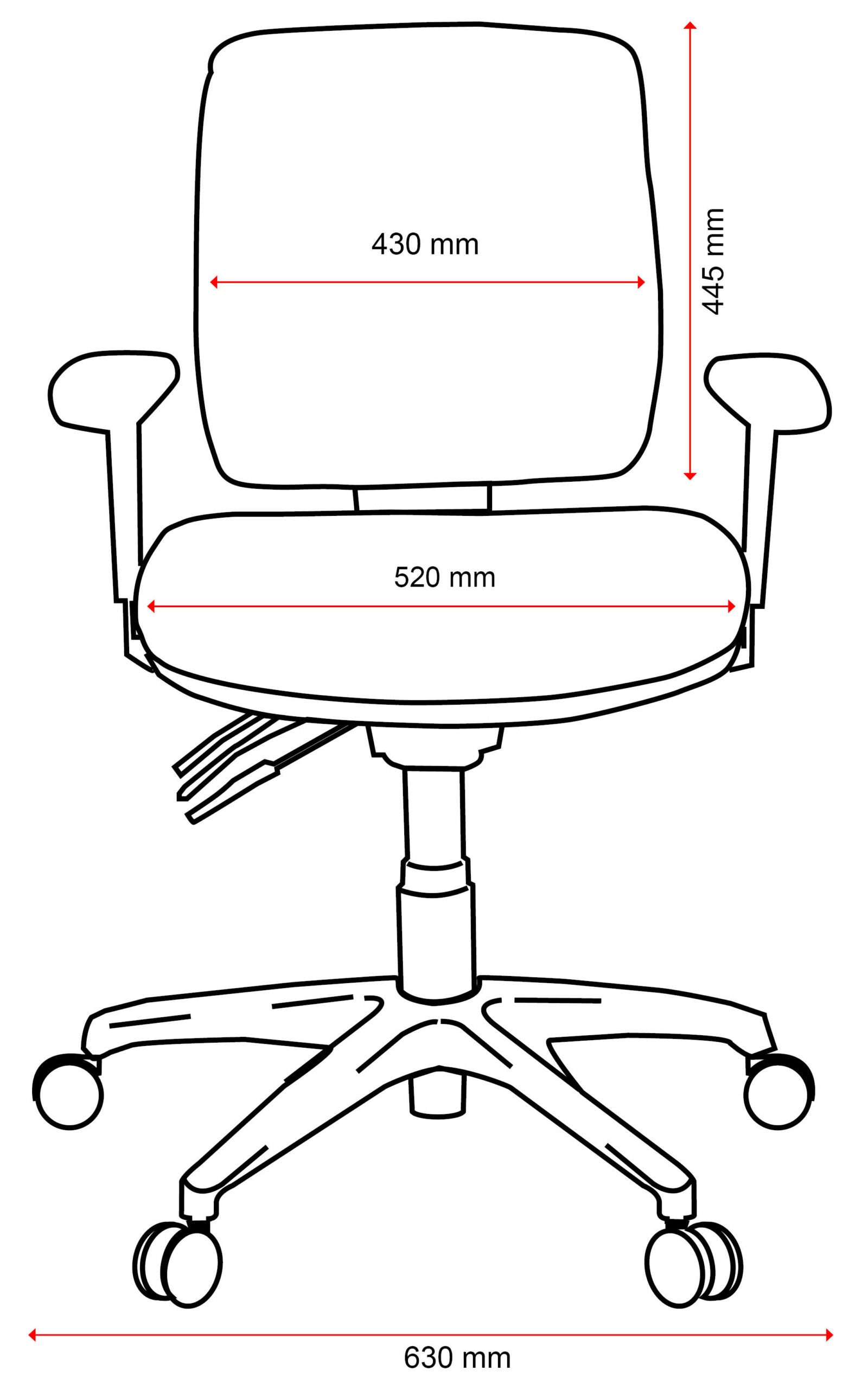 Buro Roma Office Chair - Chairs - Mclernons Business Base