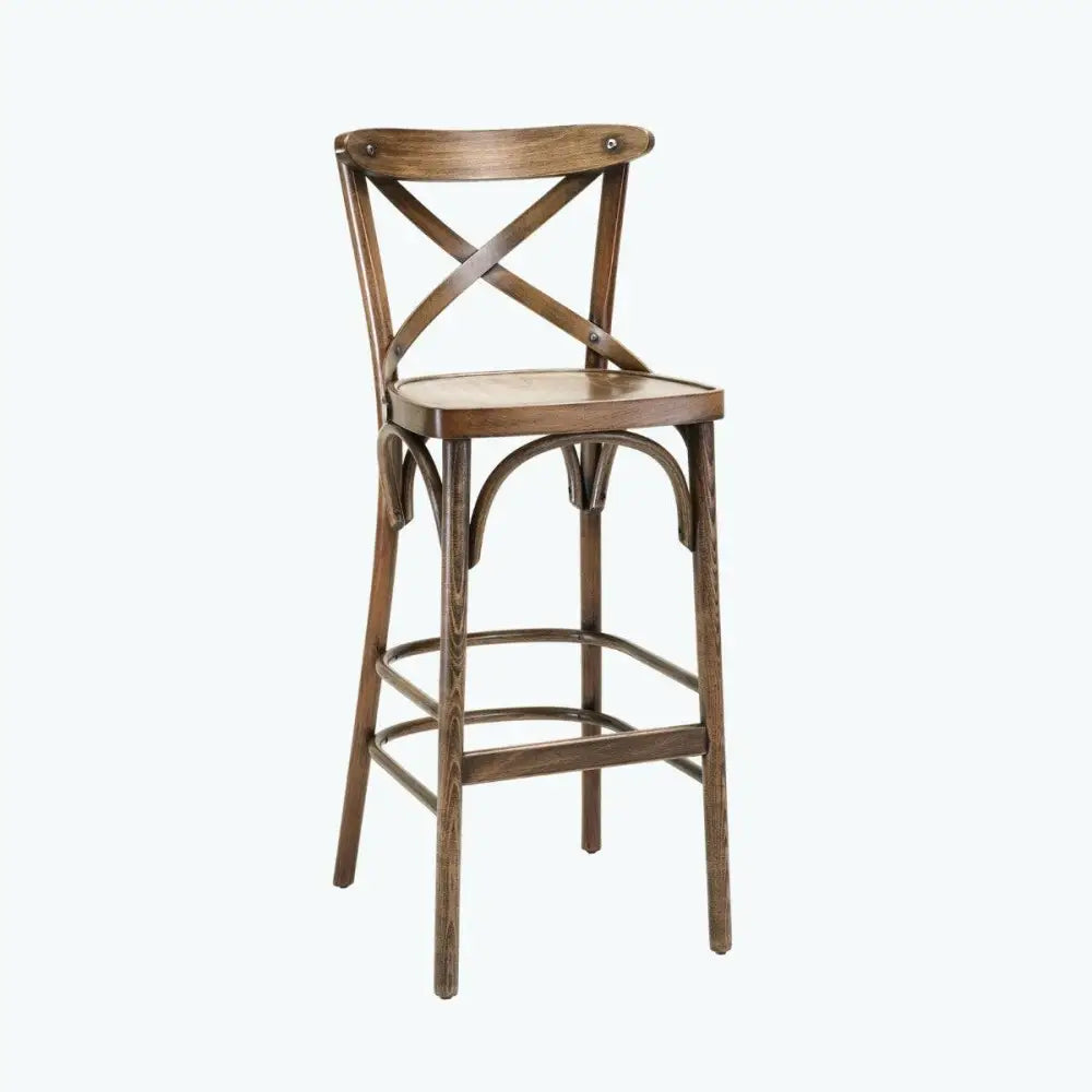Capri Bar Chair in Solid Beech Timber Bentwood Style