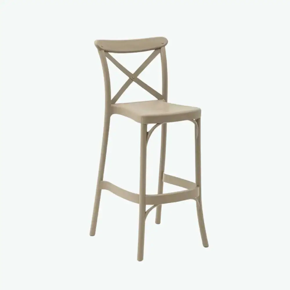 Carpe Traditional Cross Back Bar Chair