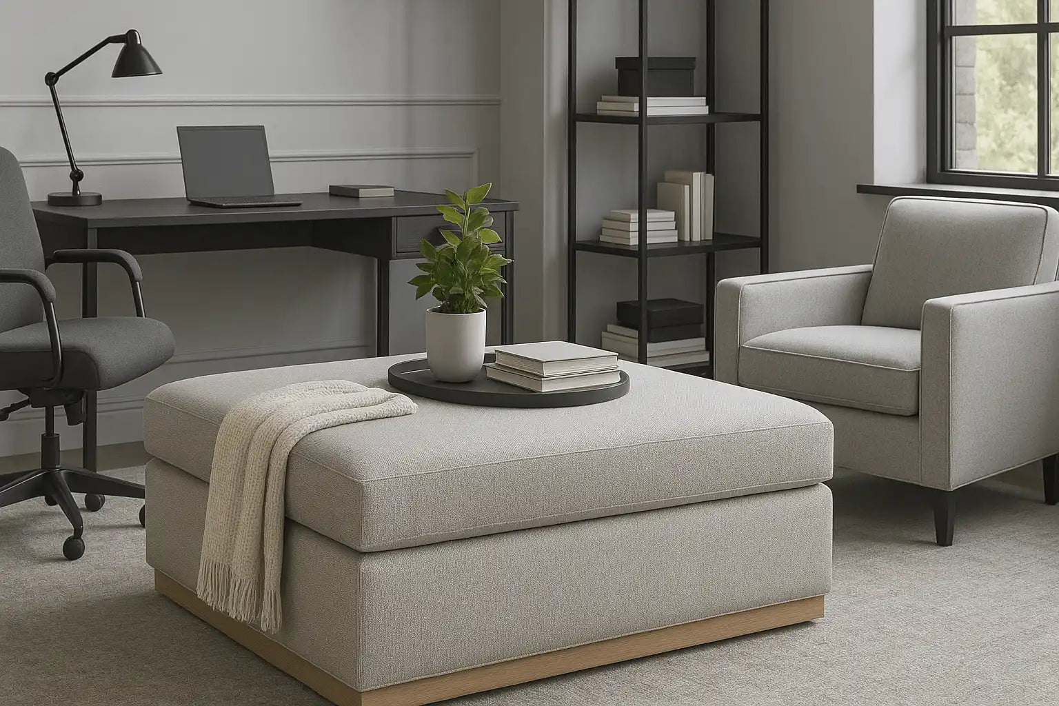 Custom Ottomans Made to Fit Your Space