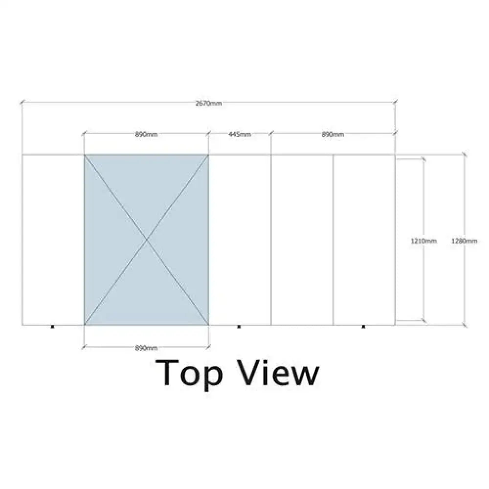 Compactus 4 Bay Space Efficient Bulk Storage White Powdercoat