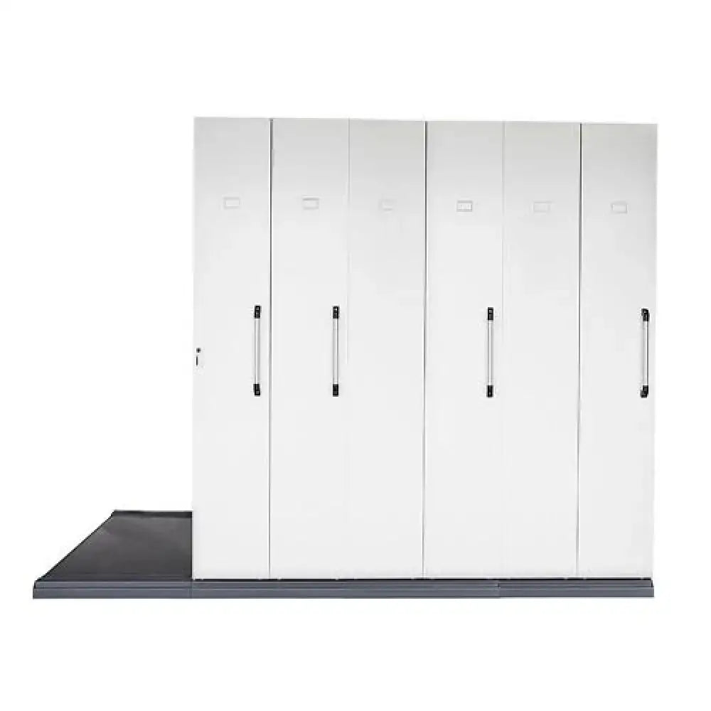 Compactus 6 Bay Space Efficient Bulk Storage Easy White Powdercoat Finish