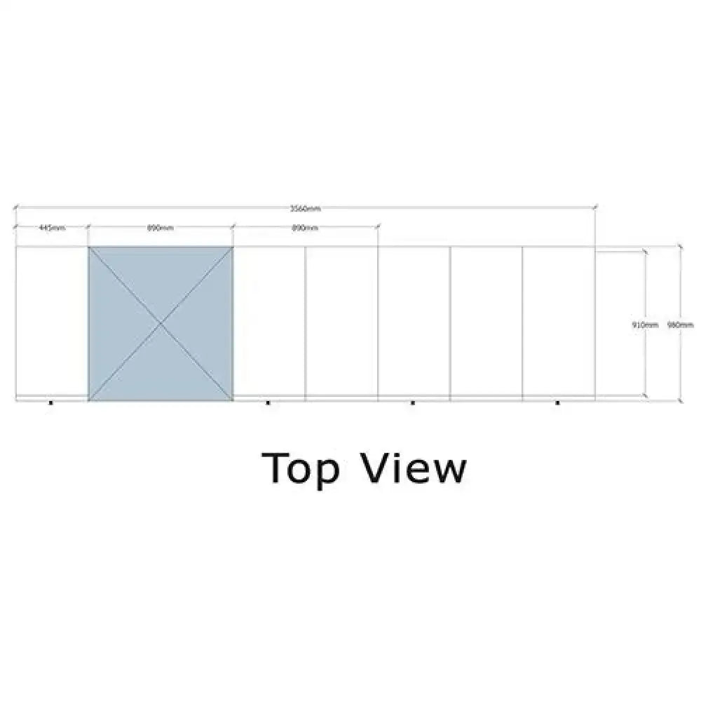 Compactus 6 Bay Space Efficient Bulk Storage White Powdercoat
