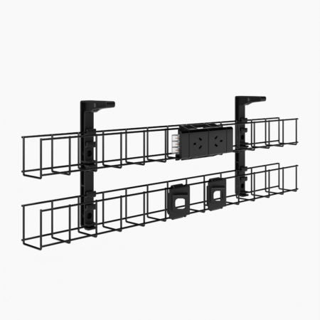 Dual Tier Cable Basket Kits - Mclernons Business Base