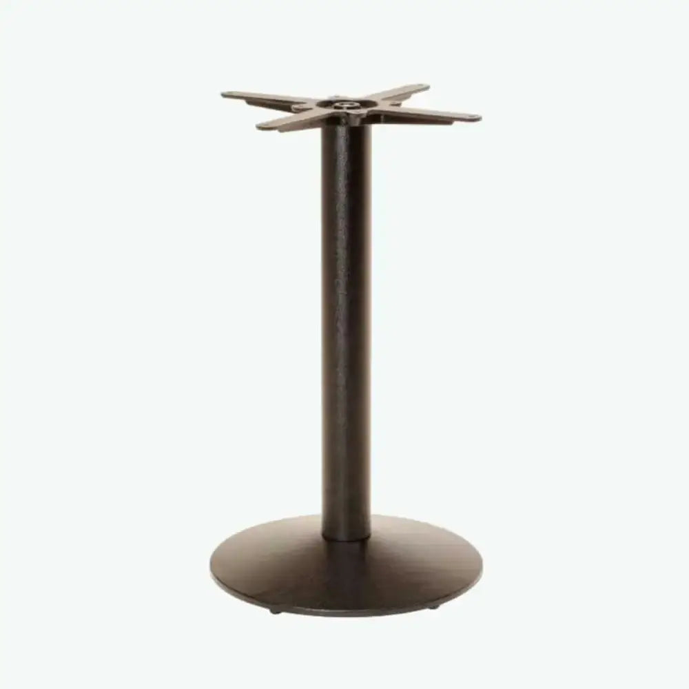 Durable Round Table Base Powder Coated Black