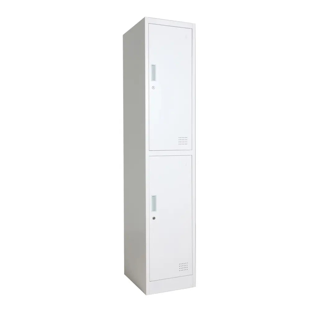 Enduro Two Door Locker White - Storage Cabinets & Lockers - Mclernons Business Base