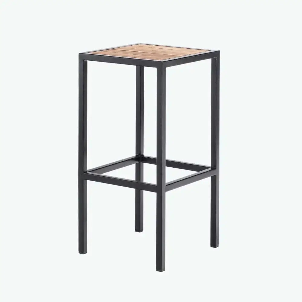 Esplanade Bar Stool with Oiled Teak Slats