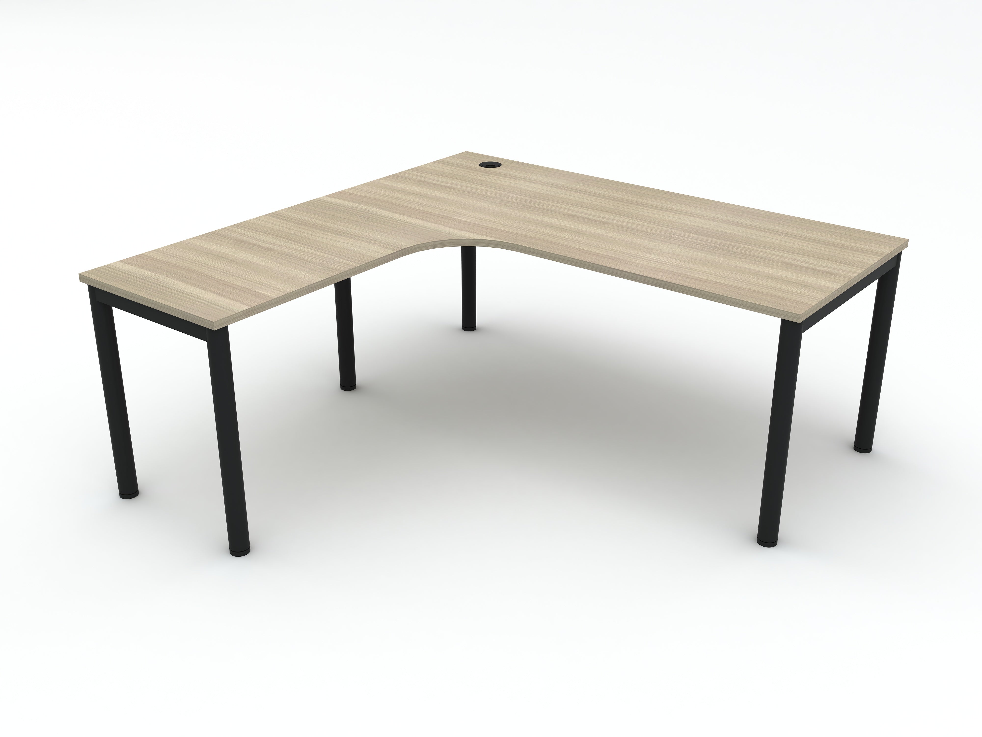 Halo Corner Workstation 1500 - Office Furniture - Mclernons Business Base