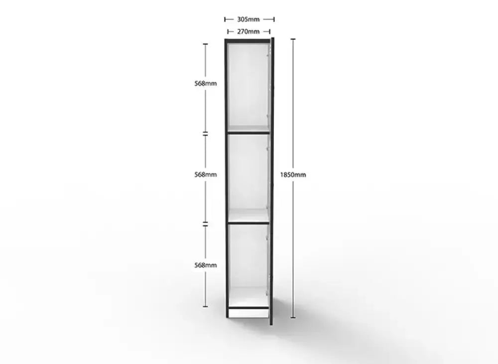 Helix Three Door Melamine Locker