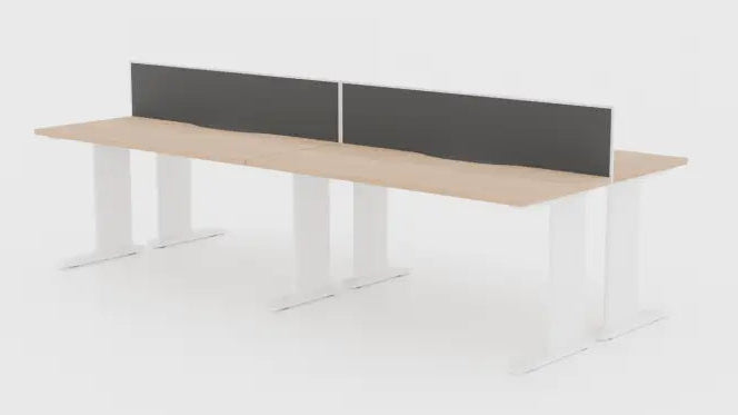 Industry Desk 4 Pod 1800 Back to - Office Furniture - Mclernons Business Base