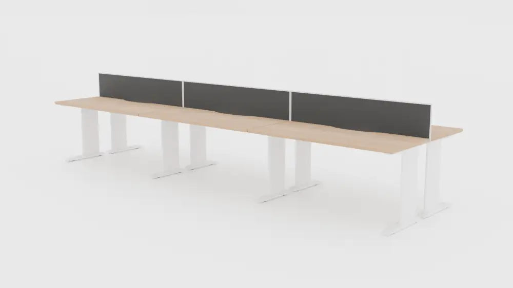 Industry Desk 6 Pod 1500 Back to - Office Furniture - Mclernons Business Base