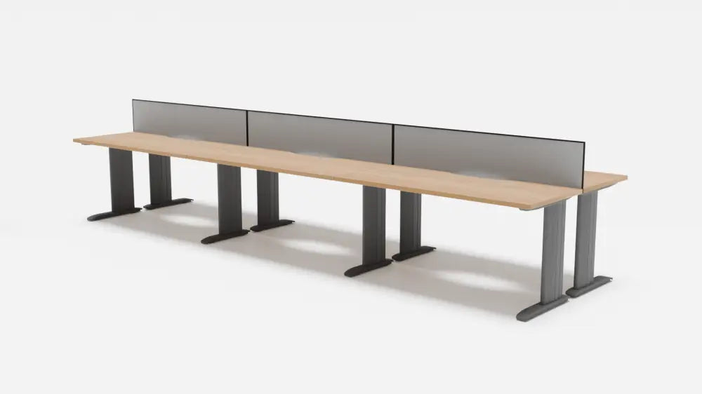 Industry Desk 6 Pod 1500 Back to - Office Furniture - Mclernons Business Base