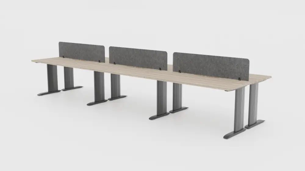 Industry Desk 6 Pod 1500 Back to - Office Furniture - Mclernons Business Base