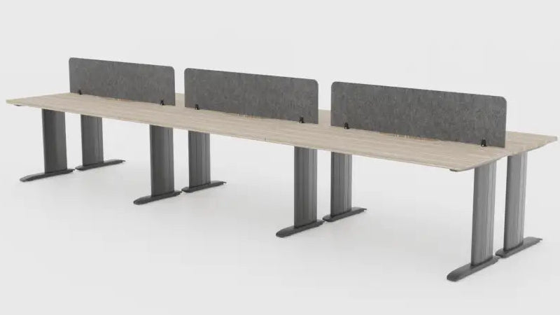 Industry Desk 6 Pod 1500 Back to - Office Furniture - Mclernons Business Base