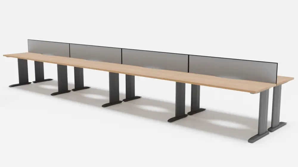 Industry Desk 8 Pod 1800 Back to - Office Furniture - Mclernons Business Base