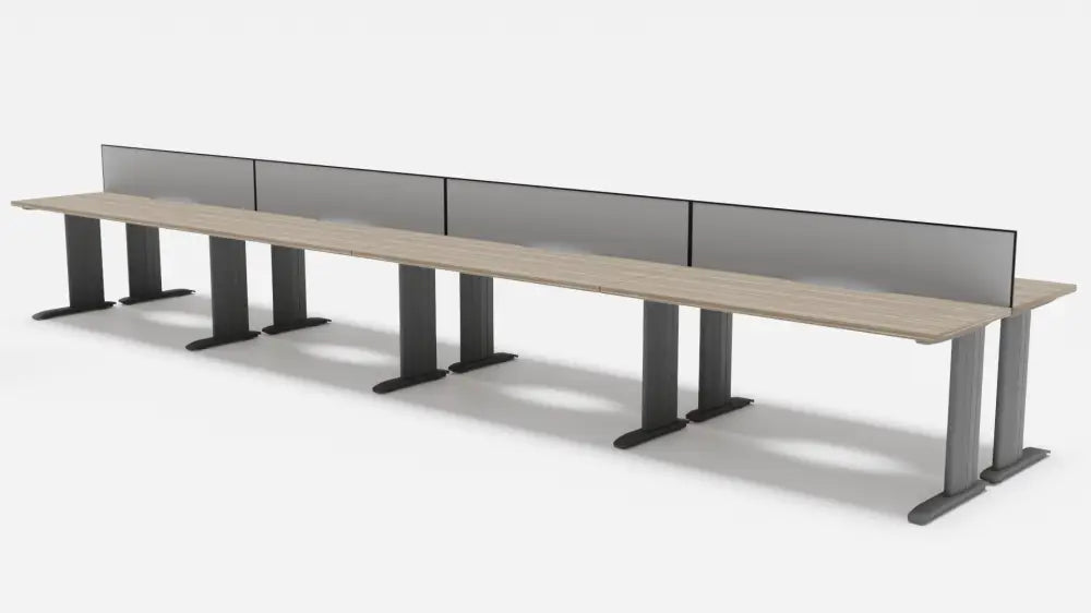 Industry Desk 8 Pod 1800 Back to - Office Furniture - Mclernons Business Base