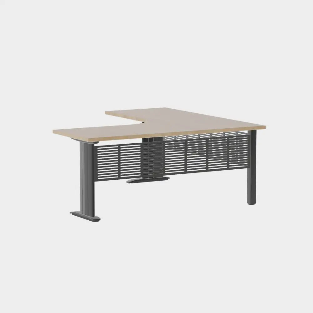 Industry Workstation 1500 with Modesty Panel - Office Furniture - Mclernons Business Base