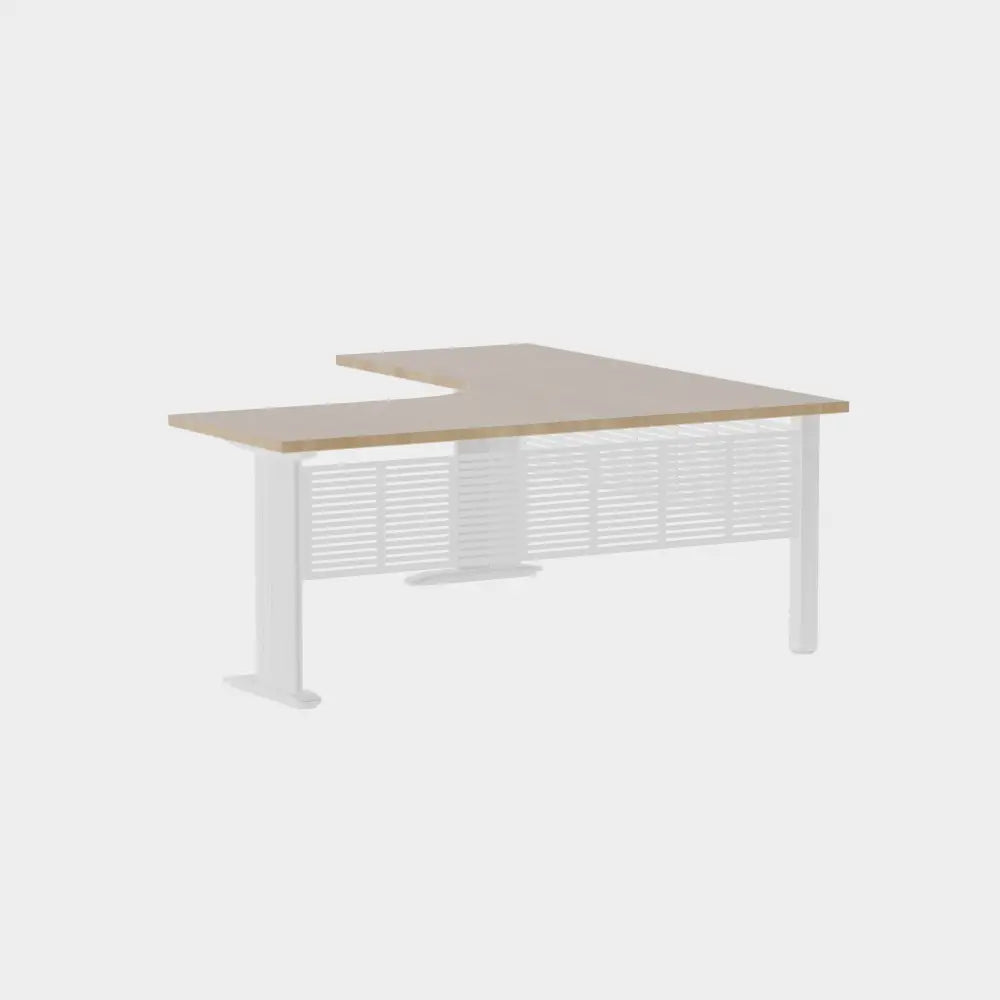 Industry Workstation 1500 with Modesty Panel - Office Furniture - Mclernons Business Base