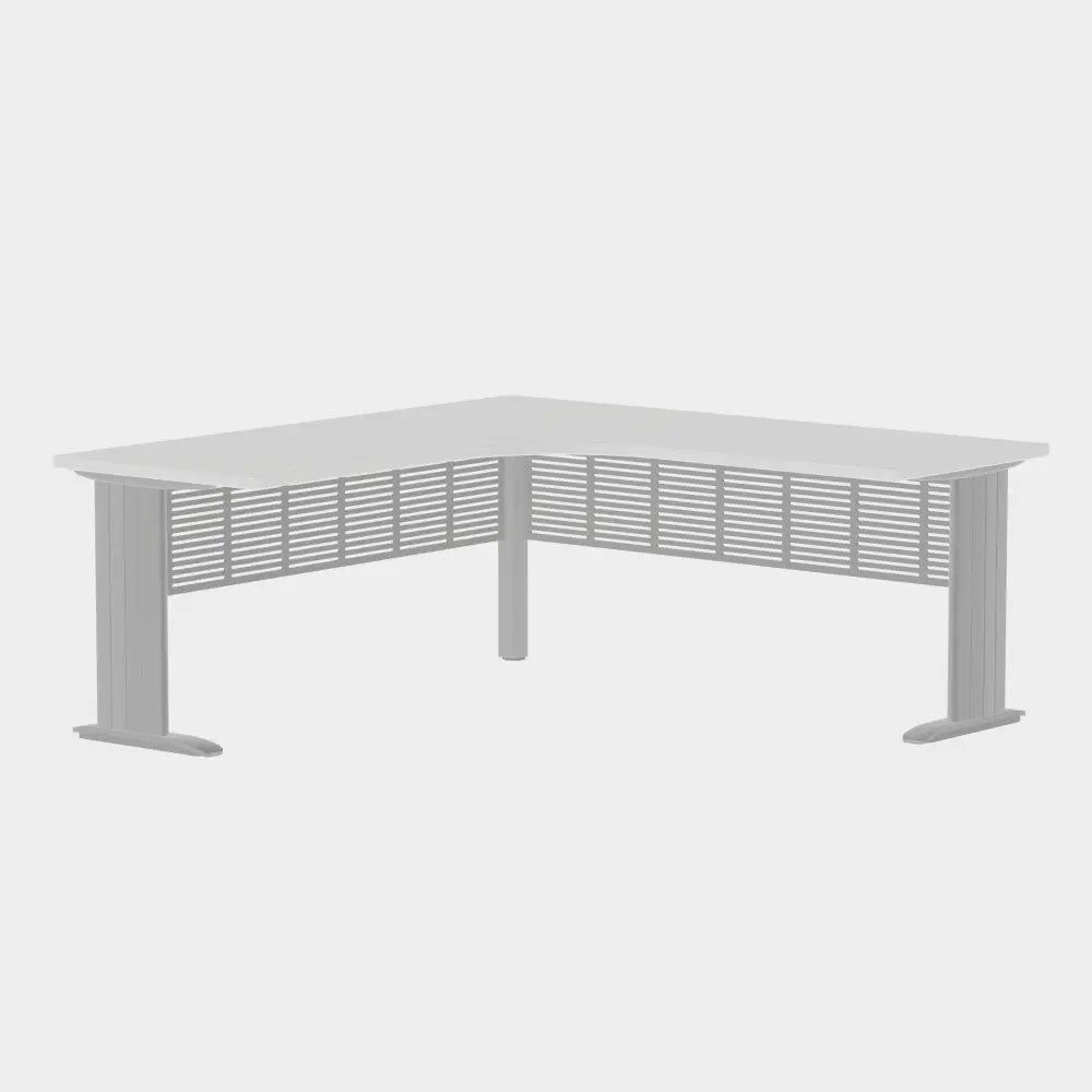 Industry Workstation 1800 with Modesty Panel - Office Furniture - Mclernons Business Base