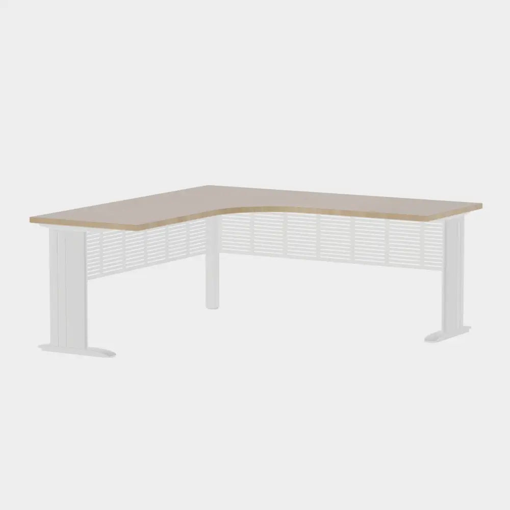 Industry Workstation 1800 with Modesty Panel - Office Furniture - Mclernons Business Base