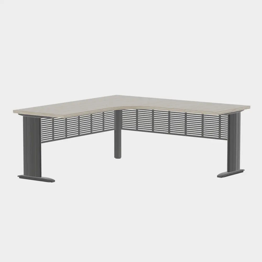 Industry Workstation 1800 with Modesty Panel - Office Furniture - Mclernons Business Base