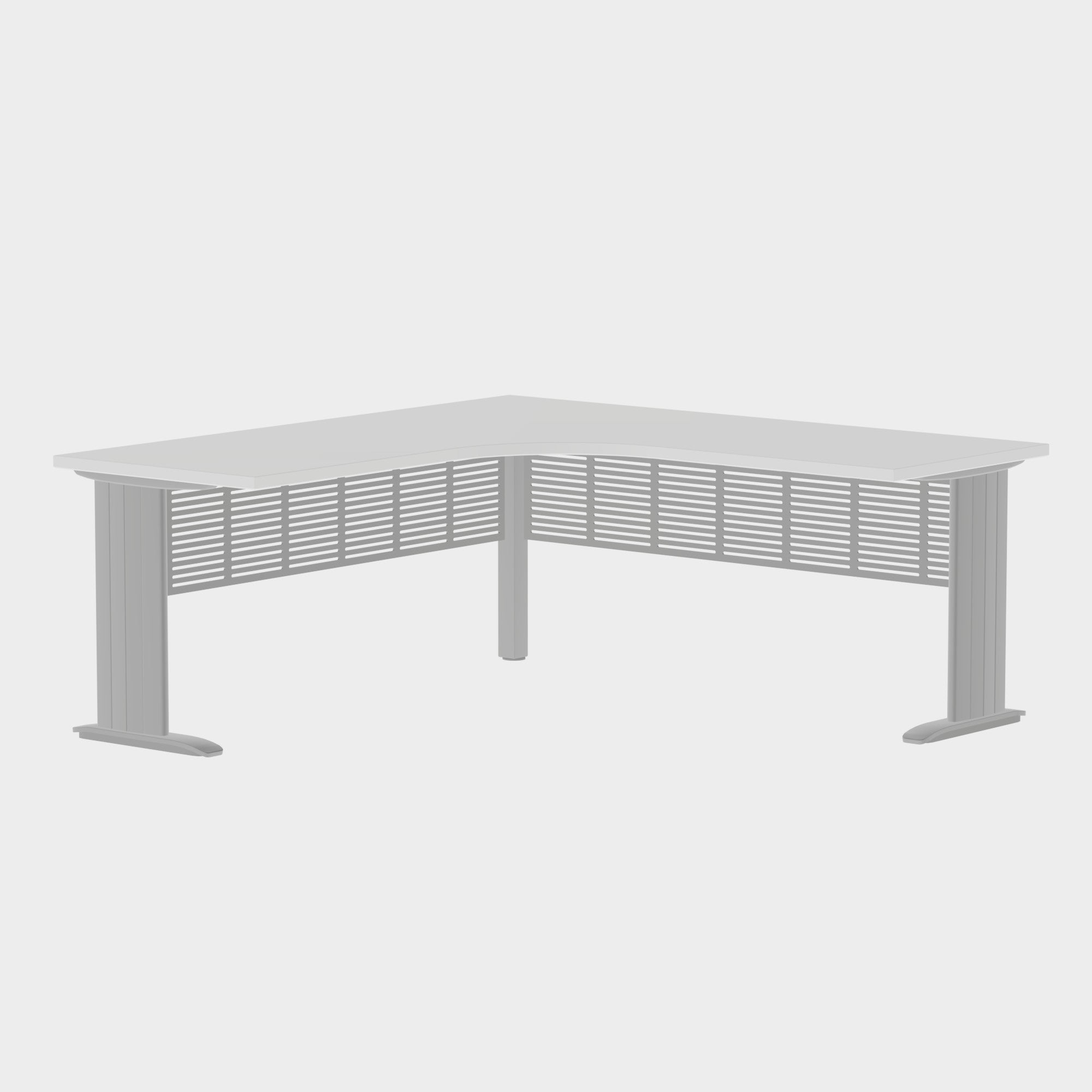 Industry Workstation 1800 with Modesty Panel - Office Furniture - Mclernons Business Base