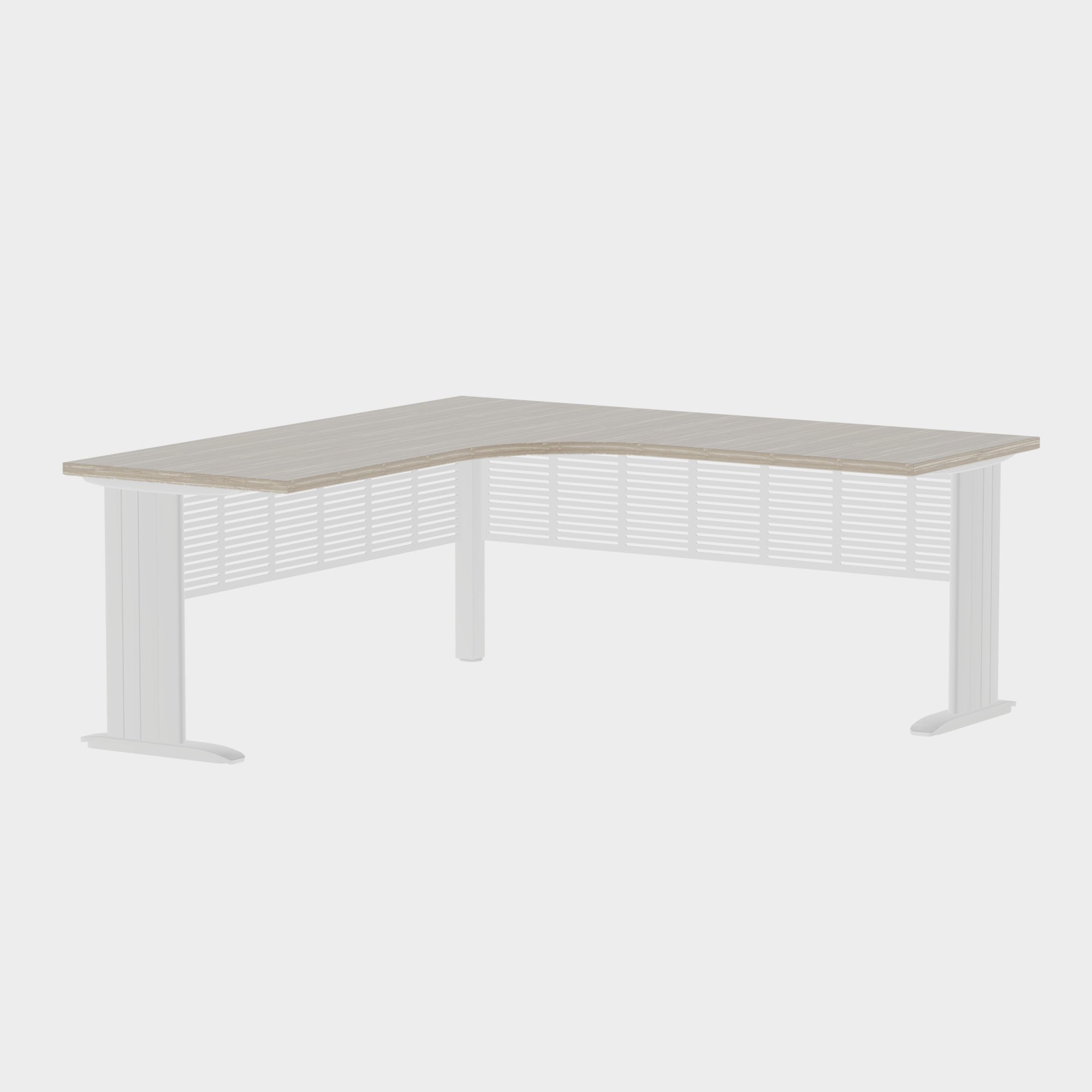 Industry Workstation 1800 with Modesty Panel - Office Furniture - Mclernons Business Base