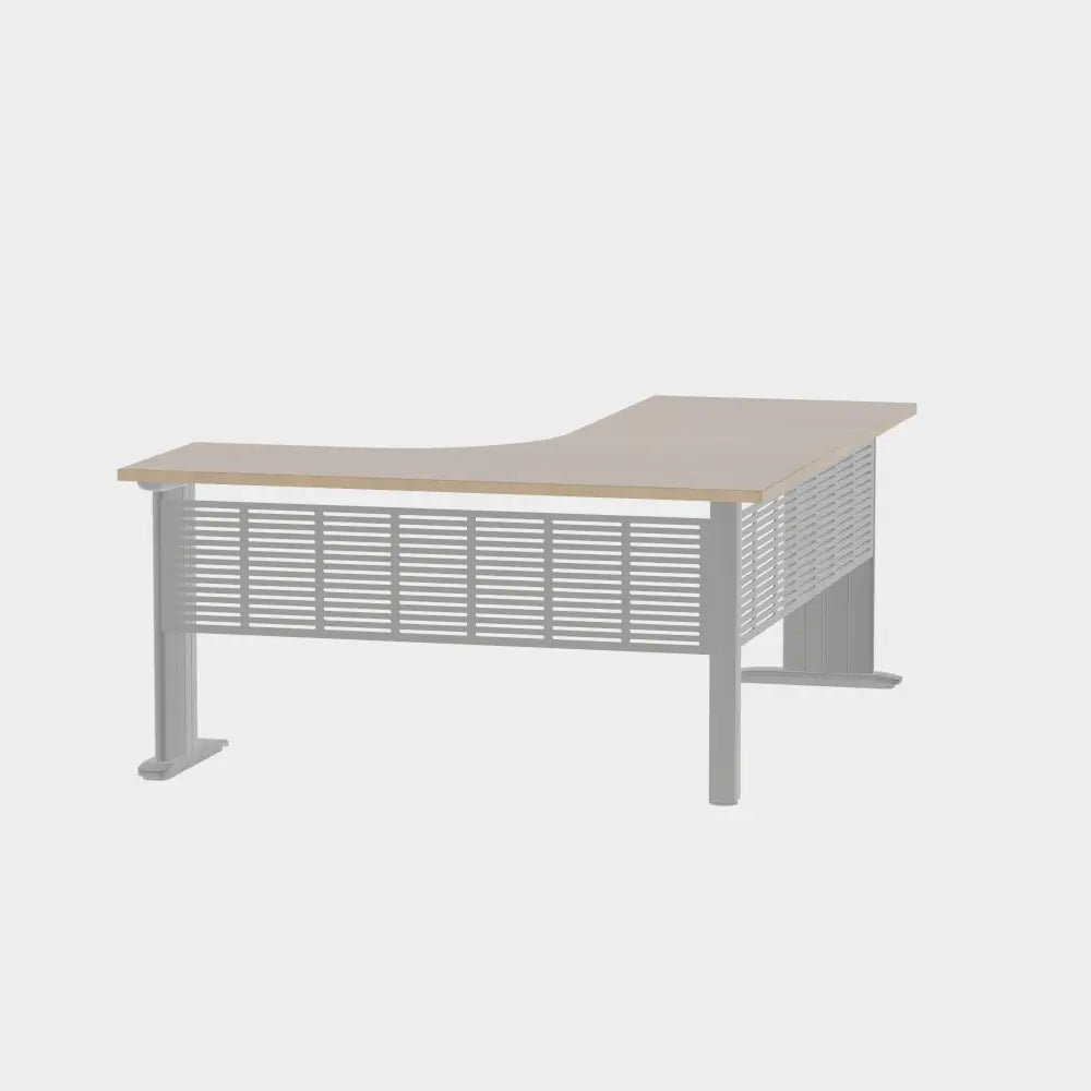 Industry Workstation 1800 x 1500 with Modesty Panel - Office Furniture - Mclernons Business Base