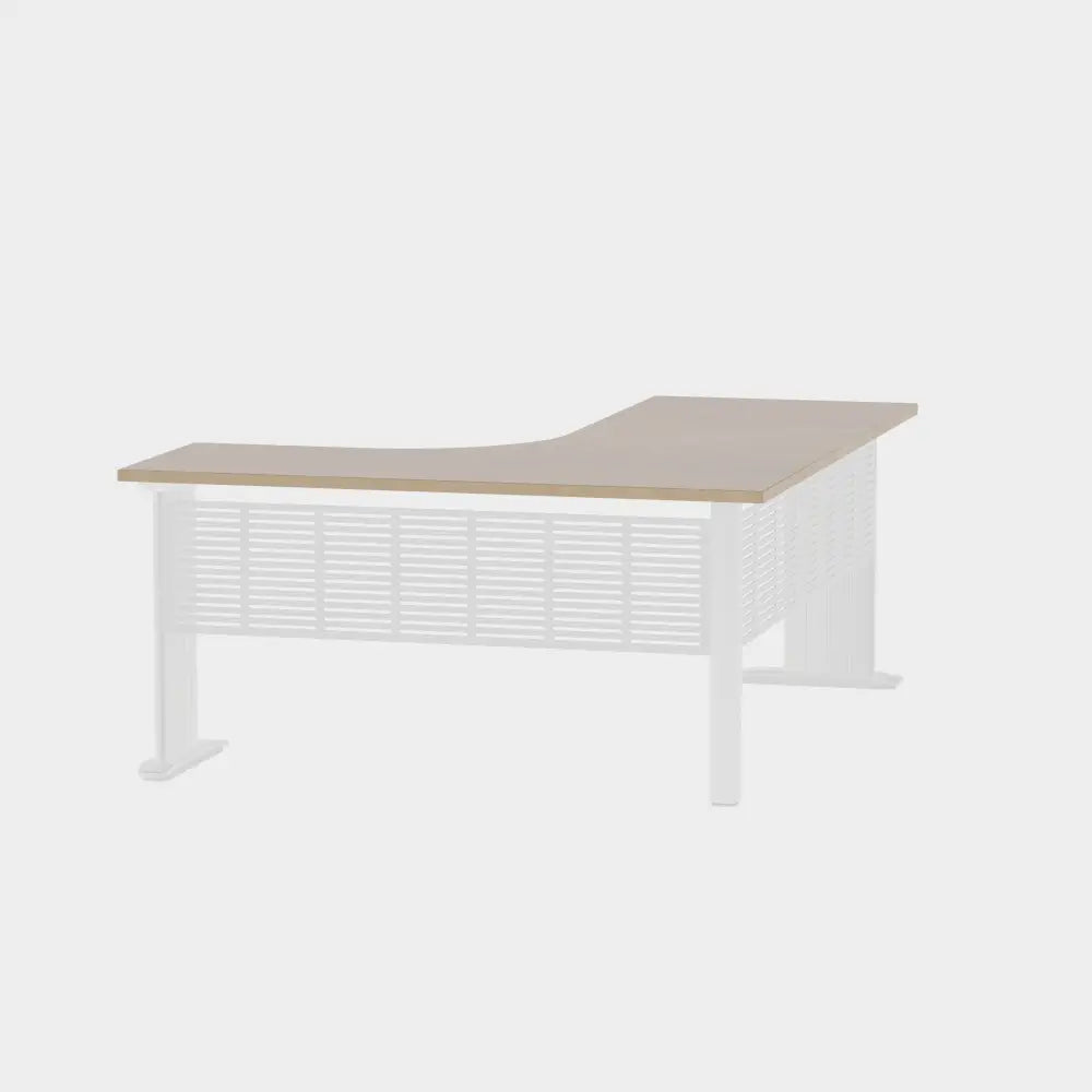 Industry Workstation 1800 x 1500 with Modesty Panel - Office Furniture - Mclernons Business Base