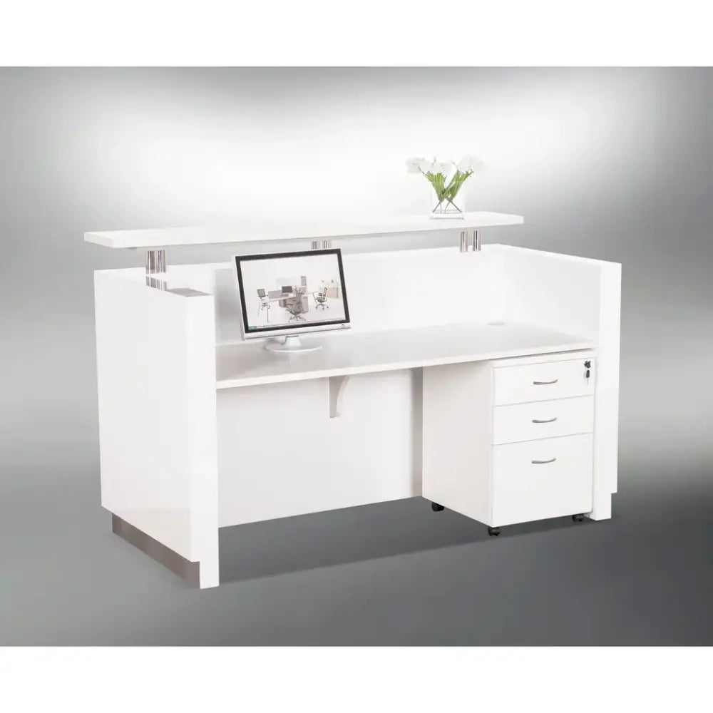 Logic Reception Counter White