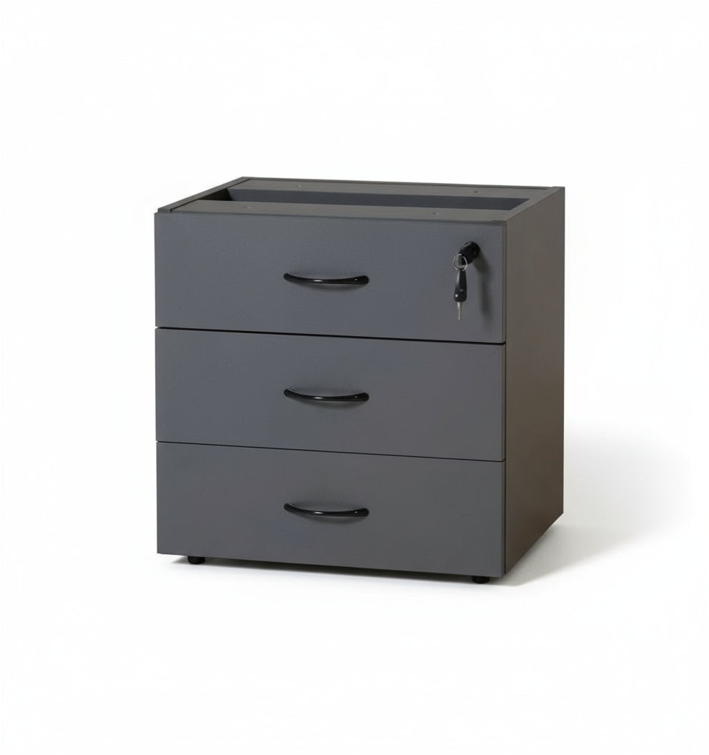 Matrix Fixed Pedestal 3 Pen Drawers - Office Furniture - Mclernons Business Base